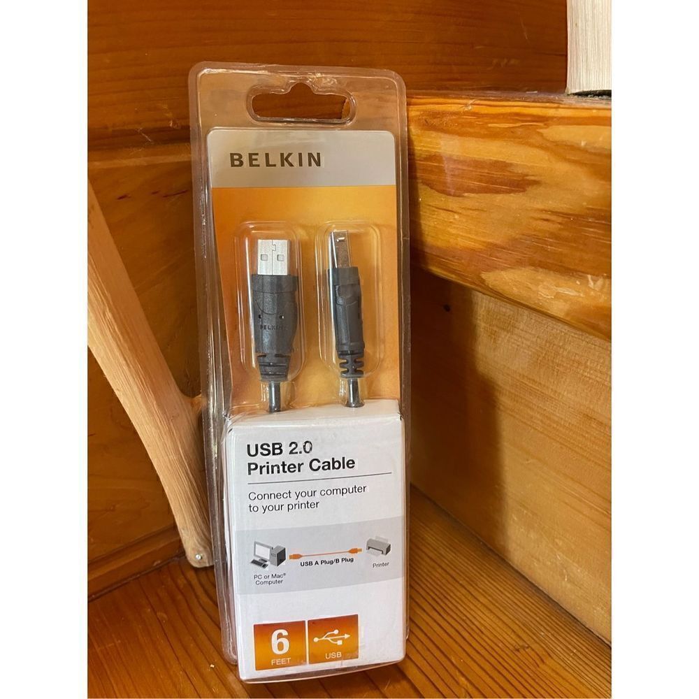 📀 Belkin USB 2.0 Printer Cable (USB)- 6 Feet